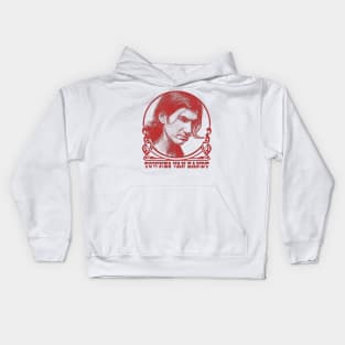 Townes Van Zandt // Retro Faded Style Design Kids Hoodie